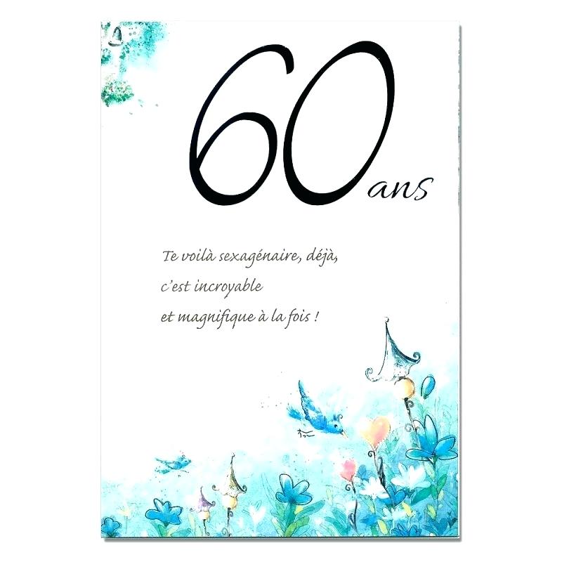 Texte d anniversaire pour 60 ans