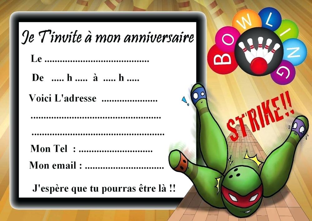 Texte invitation anniversaire ninja