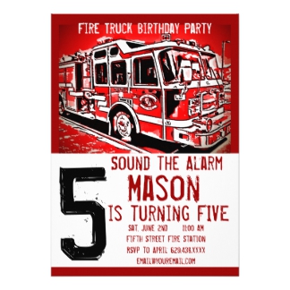 Carte anniversaire animée pompier