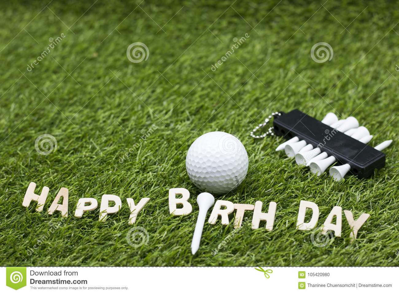Carte anniversaire golfeur gratuite