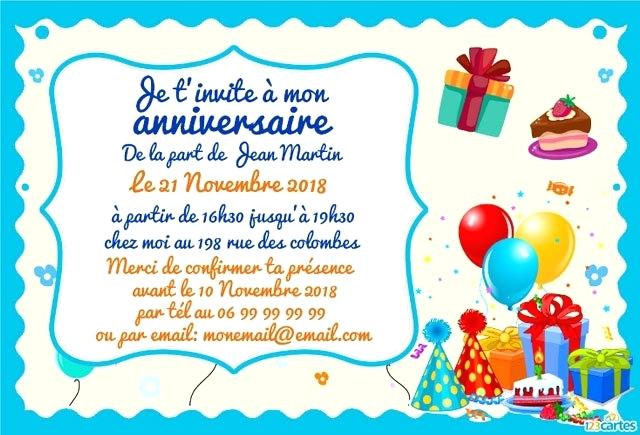 Texte invitation anniversaire enfant 4 ans - Jlfavero