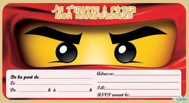 Carte Anniversaire Lego A Imprimer Jlfavero