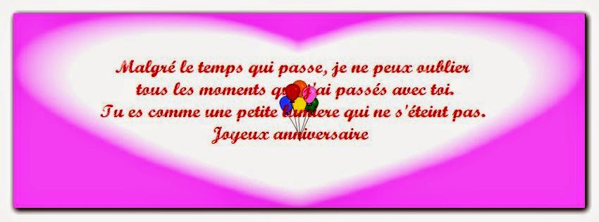 Message d'excuse absence anniversaire