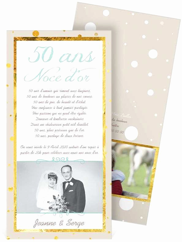Texte pour anniversaire des 50 ans de mariage