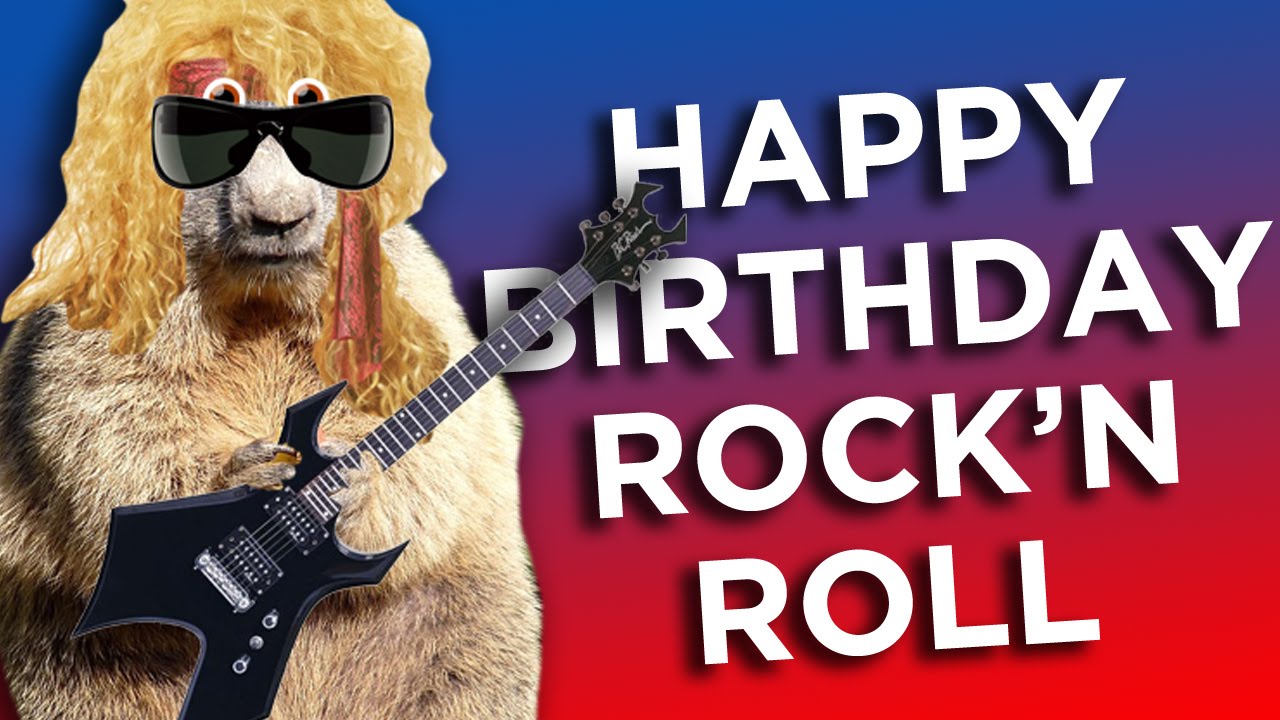 Carte anniversaire rock and roll