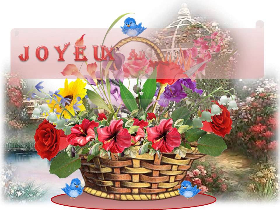 Dromadaire carte anniversaire bouquet fleurs