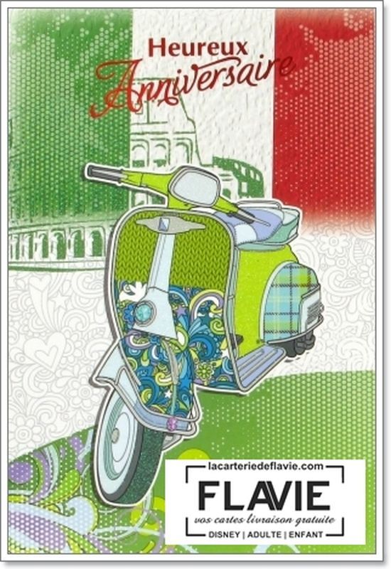 Carte anniversaire italie