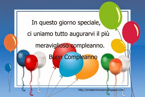 Message d anniversaire en italien