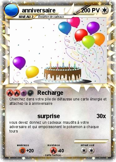 Carte anniversaire a imprimer gratuit pokemon