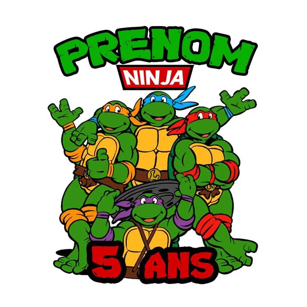 Carte anniversaire tortue ninja gratuite