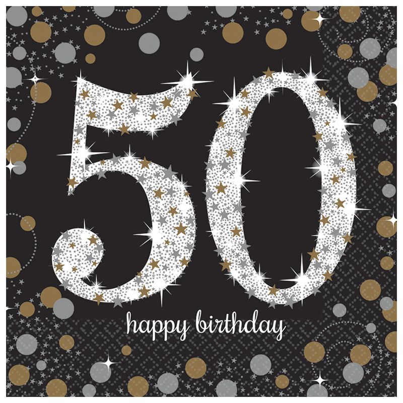 Carte anniversaire 50 ans grand format