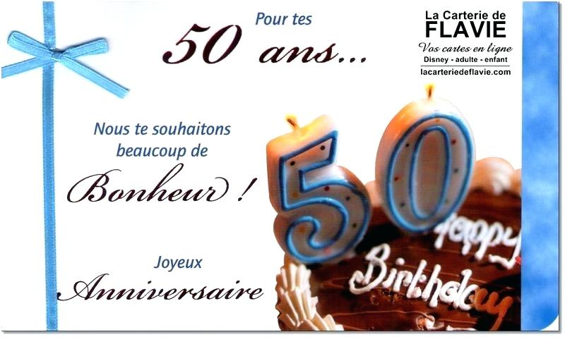 Texte pour invitation anniversaire 50 ans gratuit