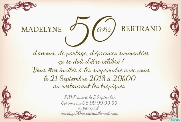 Texte invitation anniversaire 60ans