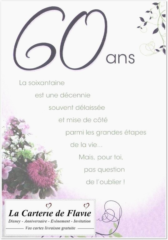 Texte anniversaire 60 ans de mariage gratuit